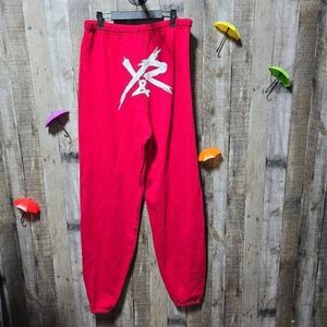 Young & Reckless Red Graphic Sweatpants NWT